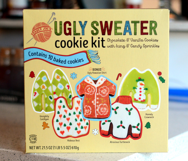 Trader Joe's Ugly Sweater Cookie Kit, reviewed