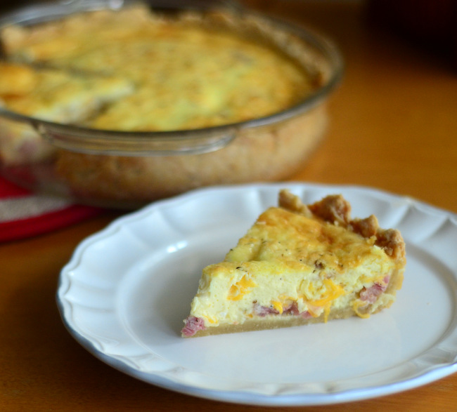 Baking Bites for Craftsy: Ham & Cheese Quiche