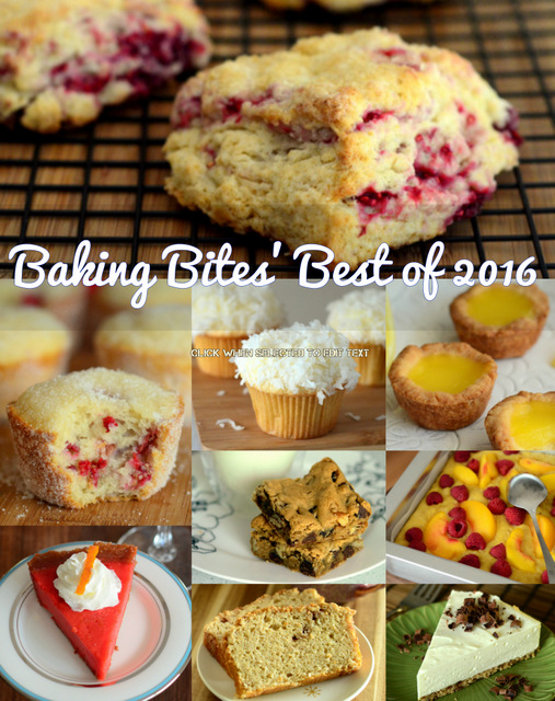 Baking Bites' Top 10 Recipes of 2016