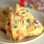 Funfetti White Chocolate Scones