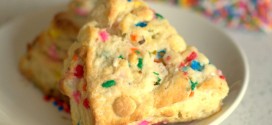 Funfetti White Chocolate Scones