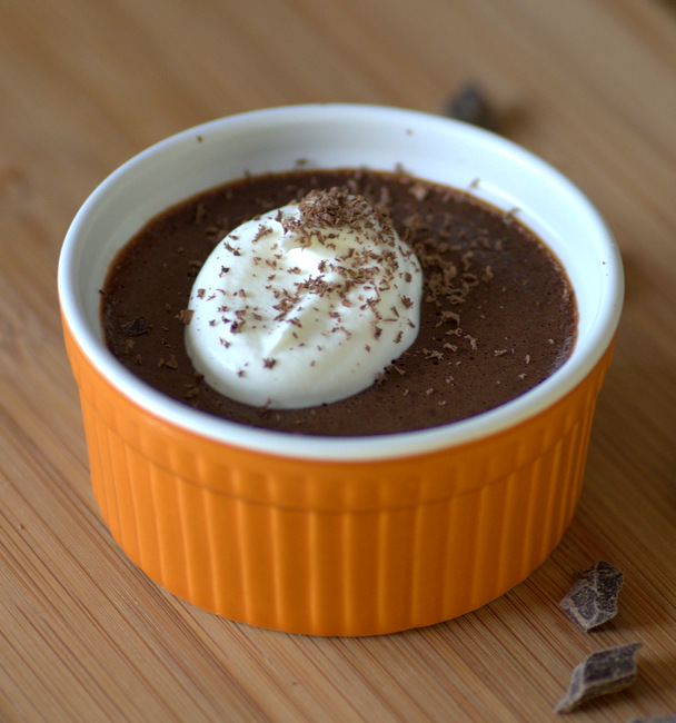 Blender Dark Chocolate Pots de Creme