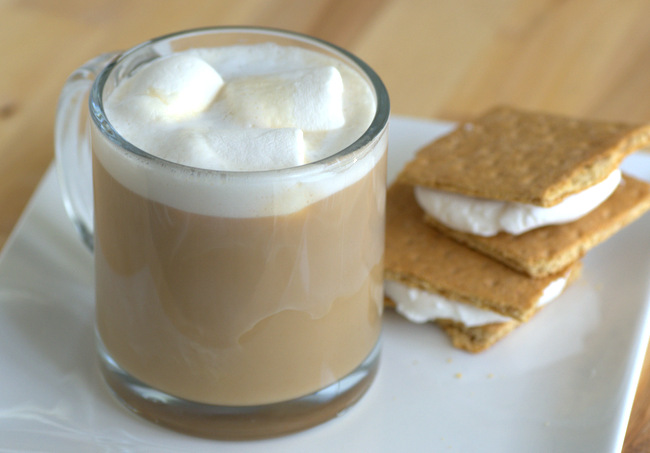 How to Make a S'mores Latte