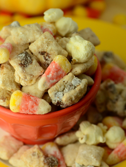 Candy Corn Chex Mix
