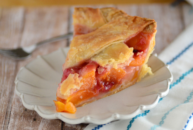 Classic Lattice-Topped Fresh Peach Pie