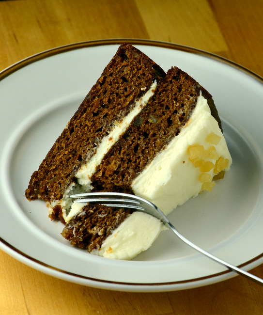 Double Ginger Cake with Cream Cheese Frosting