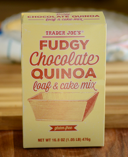 Trader Joe's Fudgy Chocolate Quinoa Loaf Cake Mix, reviewed
