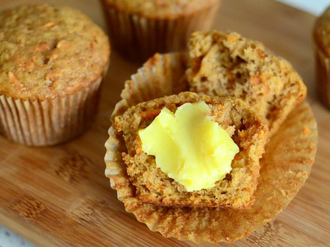 One-Bowl Carrot Cake Muffins