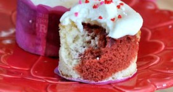 Red Velvet Marble Cupcakes