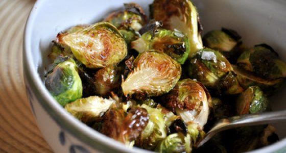 Roasted Brussel Sprouts with Browned Butter