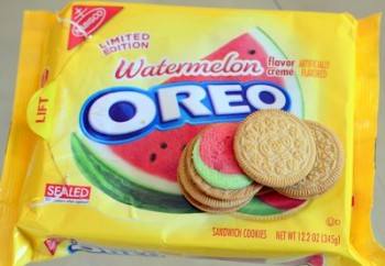 Limited Edition Watermelon Oreos, reviewed - Baking Bites
