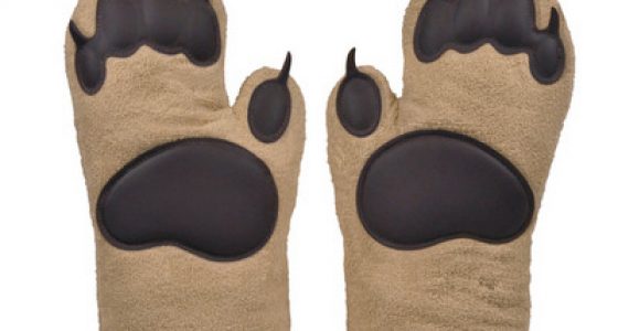 Bear Hands Oven Mitts
