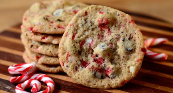 Peppermint Cacao Nib Chocolate Chip Cookies