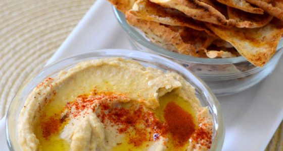 Baking Bites for Craftsy: Homemade Hummus and Pita Chips