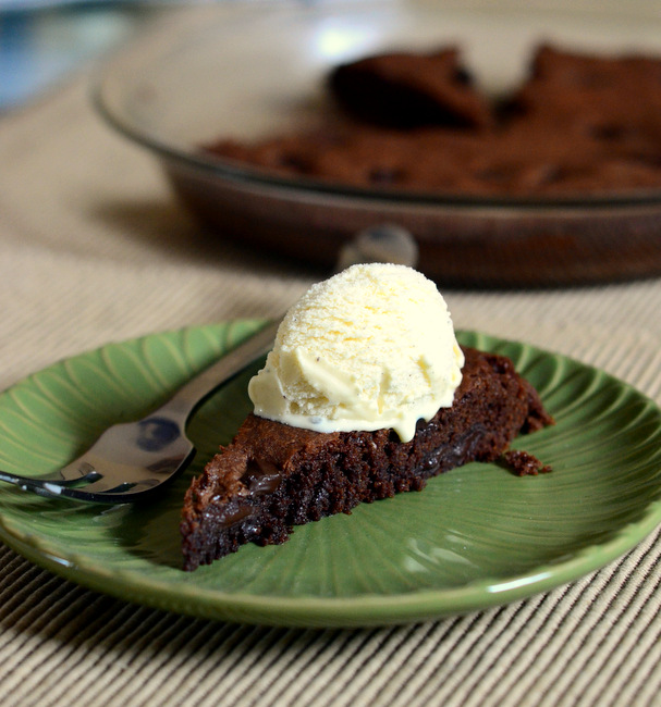 Mexican Chocolate Brownie Pie