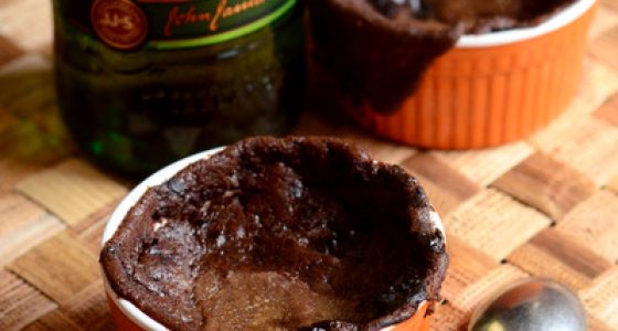 Individual Irish Coffee Chocolate Pudding Cakes