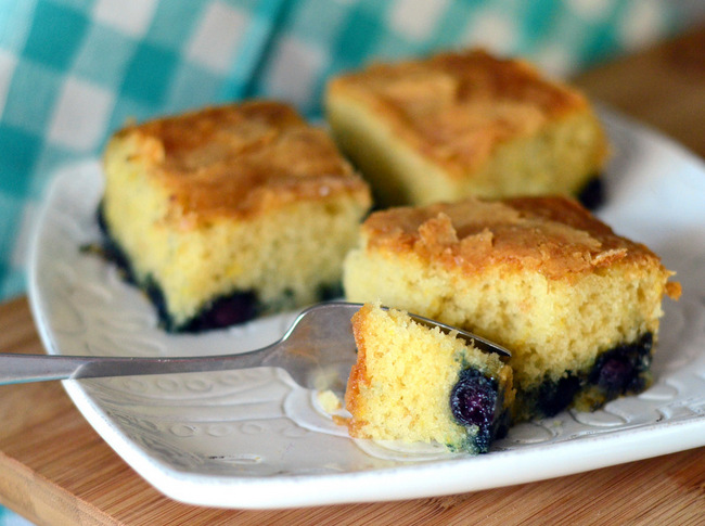 Blueberry Lemon Brunch Cake
