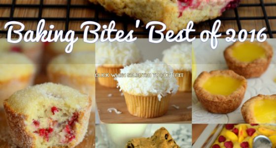 Baking Bites’ Top 10 Recipes of 2016
