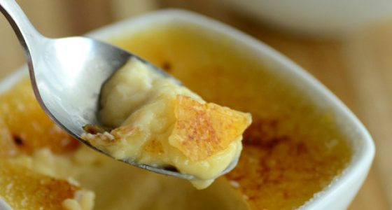 Maple Syrup Creme Brulee