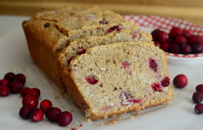 Coconut Cranberry Oatmeal Bread